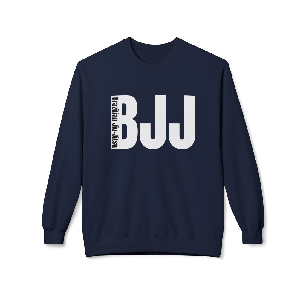 Brazilian Jiu Jitsu Logo 2 BJJ Unisex Midweight Softstyle Fleece Crewneck Sweatshirt