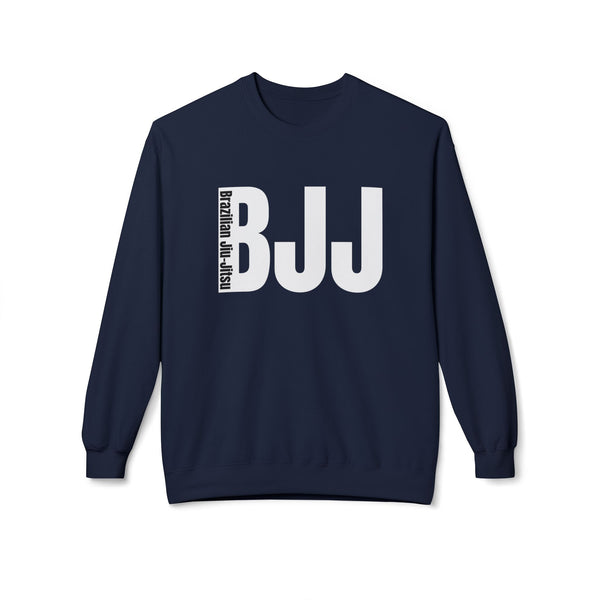 Brazilian Jiu Jitsu Logo 2 BJJ Unisex Midweight Softstyle Fleece Crewneck Sweatshirt
