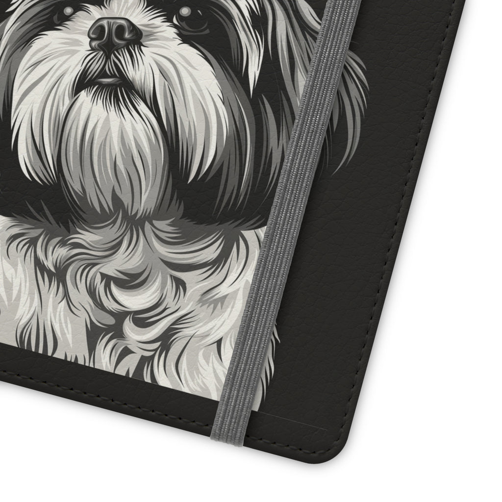 Shih Tzu Phone Case | Shih Tzu Wallet Phone Case | IPhone & Samsung Galaxy Shih Tzu Flip Cases