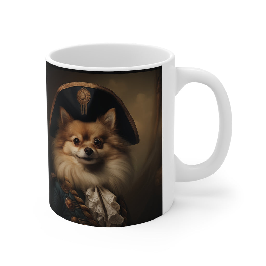 Classical Painting Pomeranian Mug | Pomeranian Coffee Mug | Pomeranian Gifts | Pomeranian Presents | Pomeranian Mug 11oz