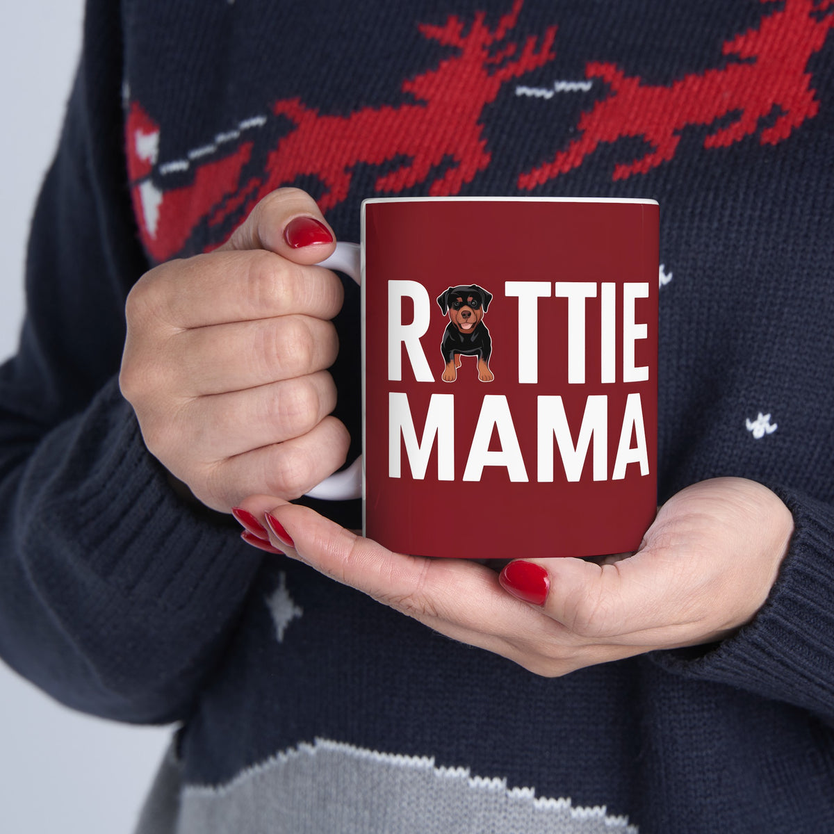Rottie Mama Rottweiler Mug | Rottweiler Gifts | Gifts For Rottweiler Ceramic Mug 11oz