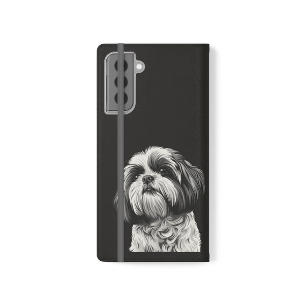 Shih Tzu Phone Case | Shih Tzu Wallet Phone Case | IPhone & Samsung Galaxy Shih Tzu Flip Cases