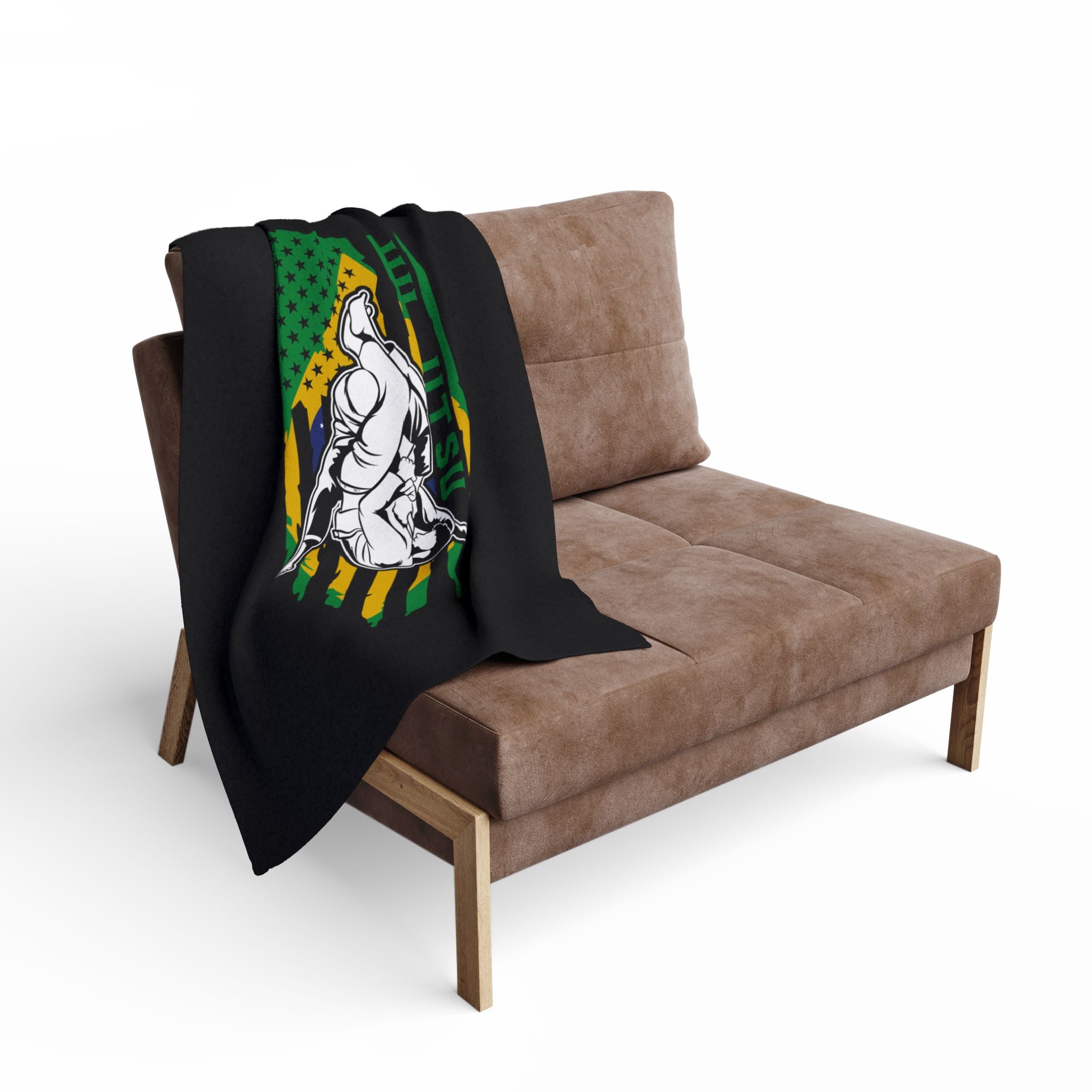 Brazilian Jiu Jitsu Blanket | Armbar Flag BJJ Arctic Fleece Blanket Main image