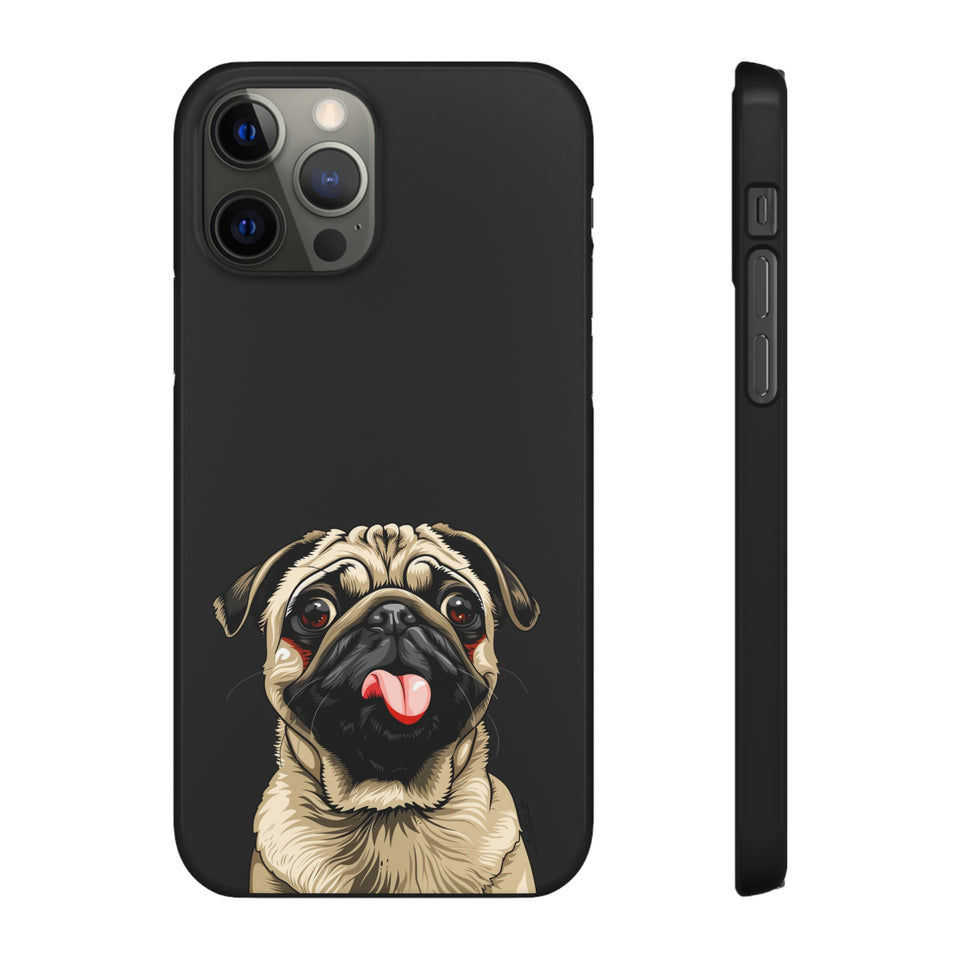 Pug Phone Case | I Love My Pug Phone Case | Pug iPhone & Samsung Galaxy Snap Cases