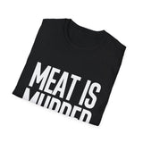 Meat Is Murder T-Shirt — Vegan/Protest Graphic Tee Meat Is Murder T-Shirt — Vegan/Protest Graphic Tee