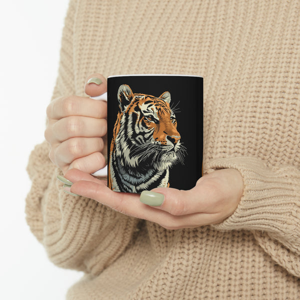 Tiger Mug | Tiger Coffee Mug | Cute Tiger Gift | Tiger Presents | Tiger Mug 1 11oz