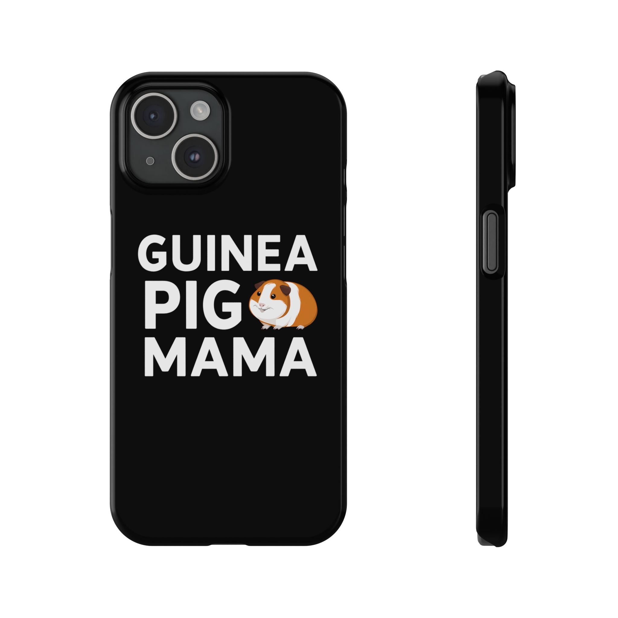 Premium Guinea Pig Mama iPhone Case | Cute Guinea Pig Slim Phone Cases Secondary image