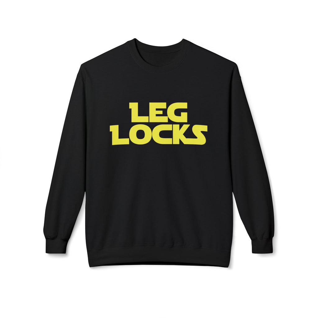 Brazilian Jiu Jitsu Leg Locks BJJ Unisex Midweight Softstyle Fleece Crewneck Sweatshirt