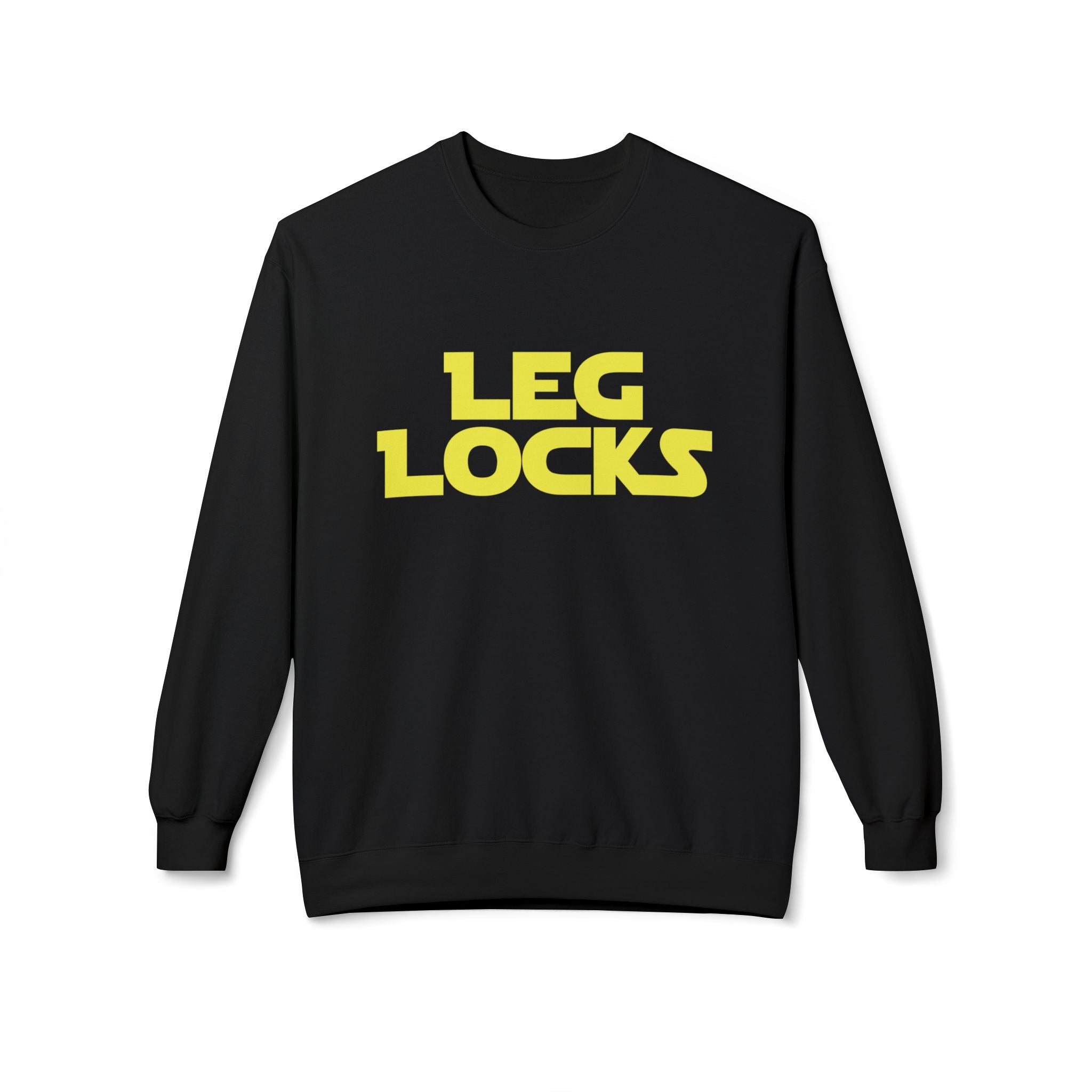 Brazilian Jiu Jitsu Leg Locks BJJ Unisex Midweight Softstyle Fleece Crewneck Sweatshirt