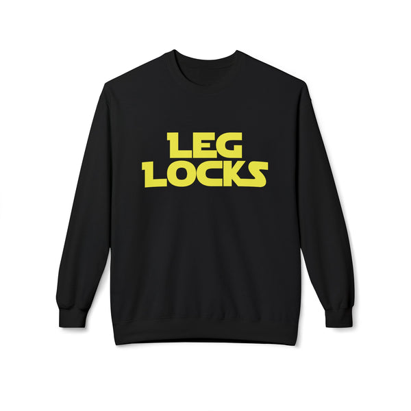 Brazilian Jiu Jitsu Leg Locks BJJ Unisex Midweight Softstyle Fleece Crewneck Sweatshirt