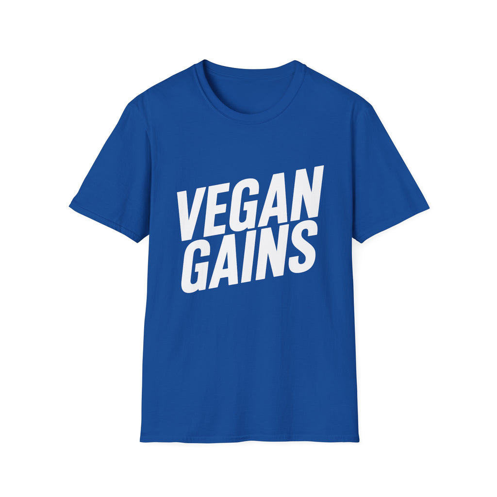 Vegan Gains T-Shirt — Plant-Powered Fitness Tee