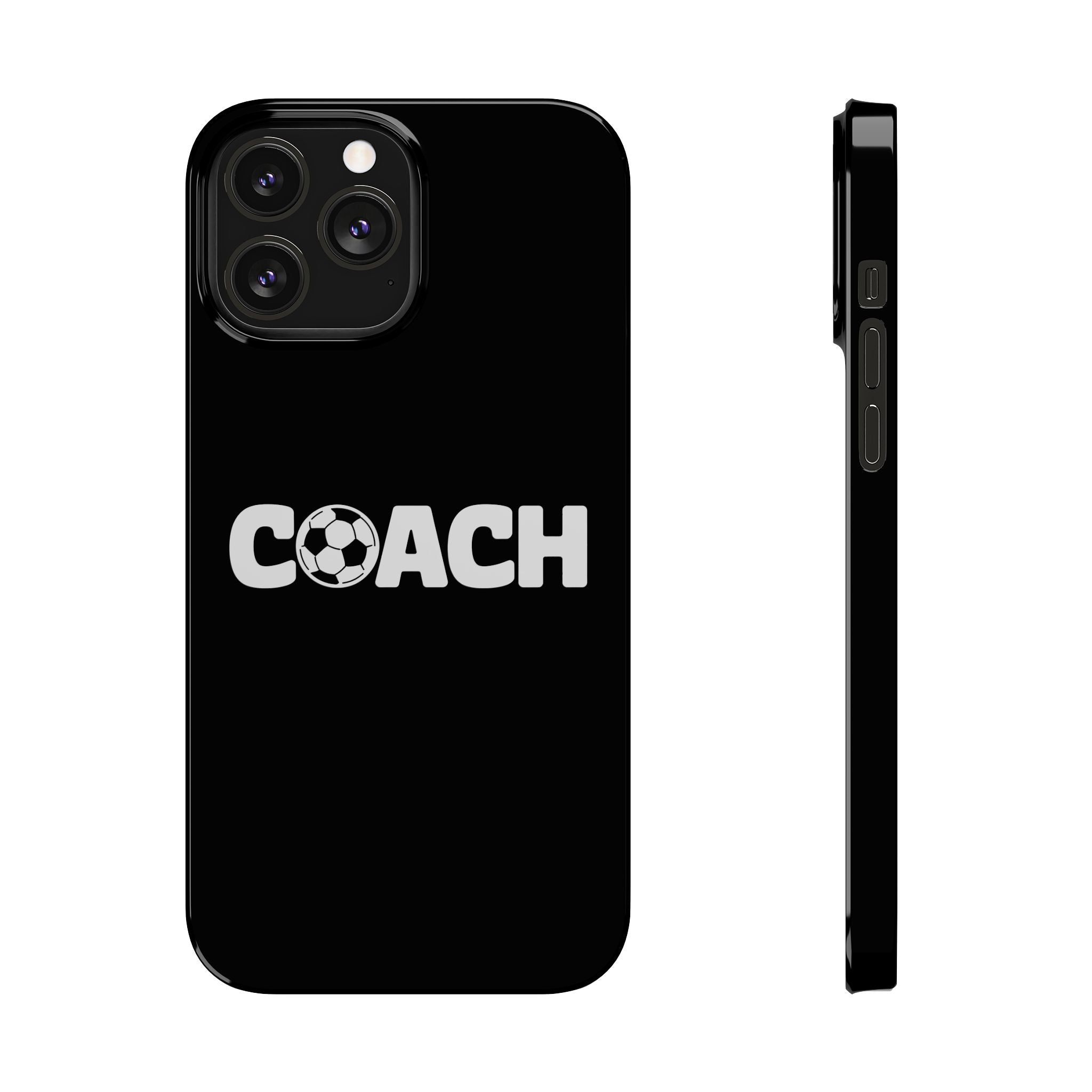 Premium Soccer Coach iPhone Case | Soccer Coach Gifts Slim Phone Cases