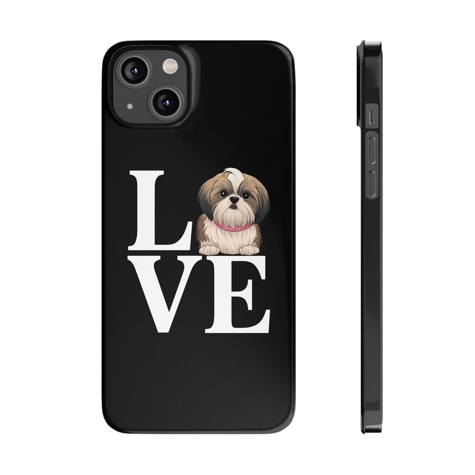 Premium Love Shih Tzu iPhone Case | Cute Shih Tzu Slim Phone Cases