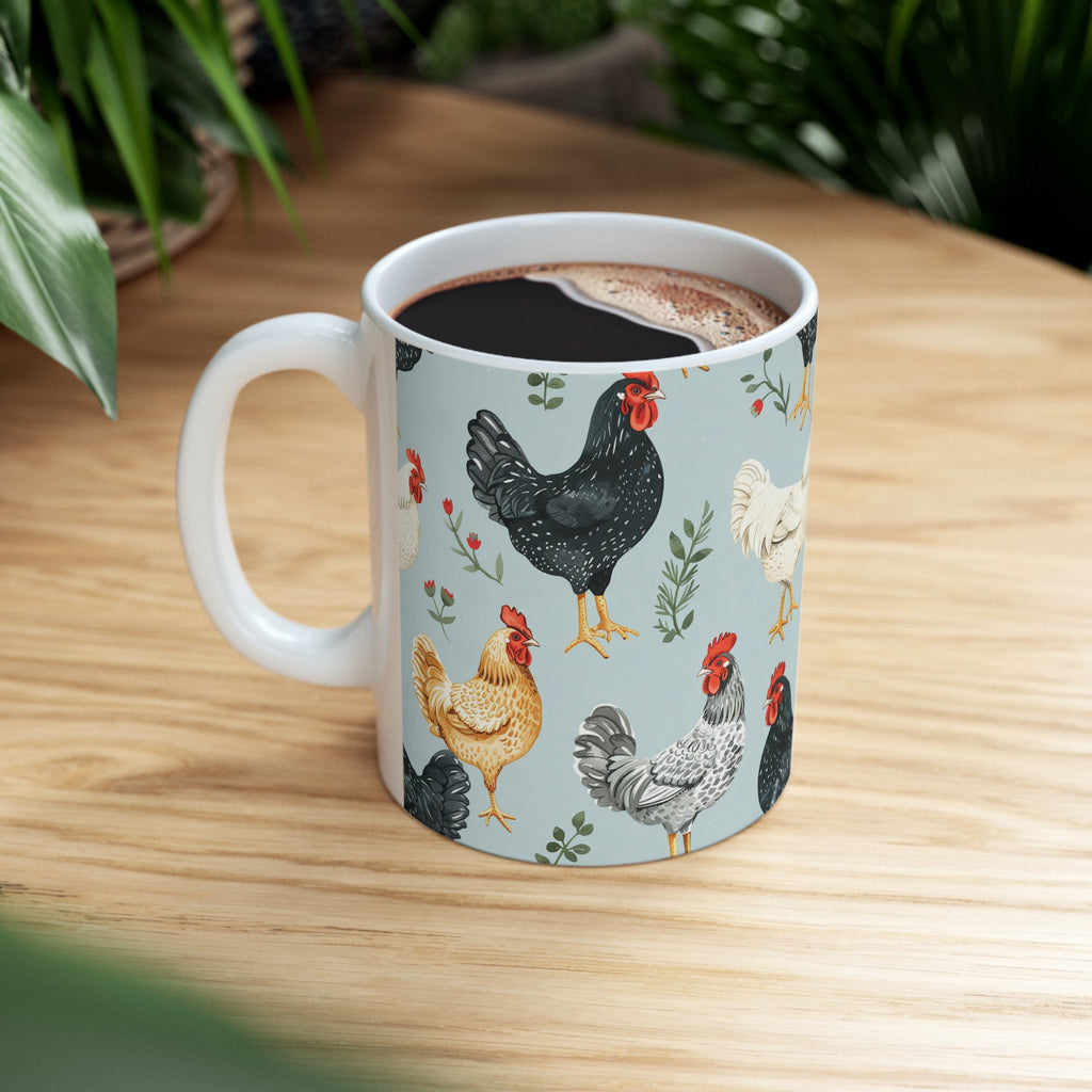 chicken gift, chicken mug, gifts for chicken lovers, gifts for chicken owners, chicken themed gifts, chicken gifts for her, chicken coffee mug, chicken gifts for chicken lovers, chicken presents, 
