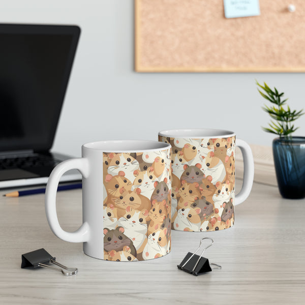 Hamster Mug  | Kawaii Hamster Mom Coffee Mug | Cute Hamster Gift Coffee Mug 11oz