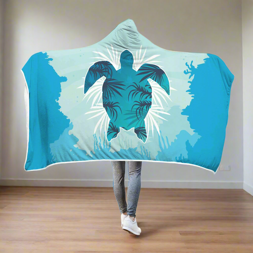 Turtles Hooded Blanket