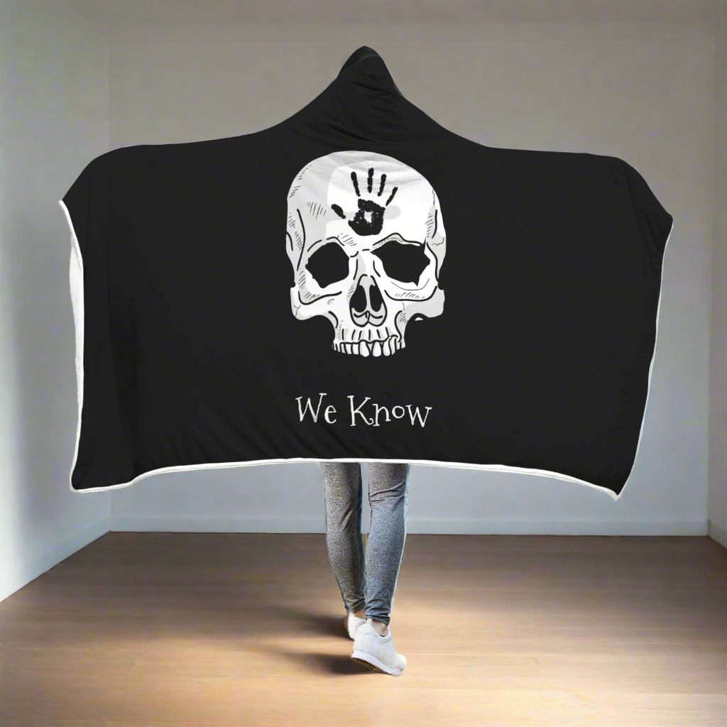 Dark Brotherhood We Know Hooded Blanket Main image