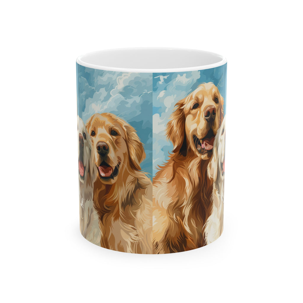 Golden Retriever Mug Group | Golden Retriever Gift | Golden Retriever Coffee Mug | Golden Retriever Presents Mug 11oz