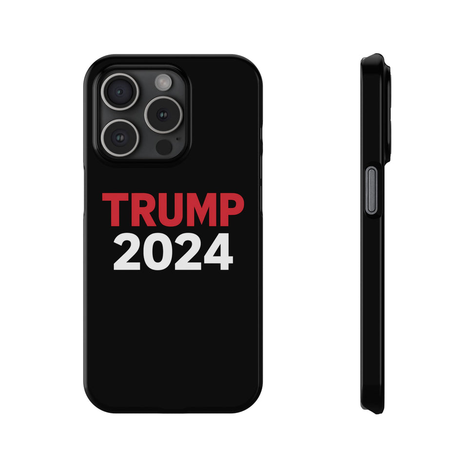 Premium Trump 2024 iPhone Case | Donald Trump Gifts Slim Phone Cases