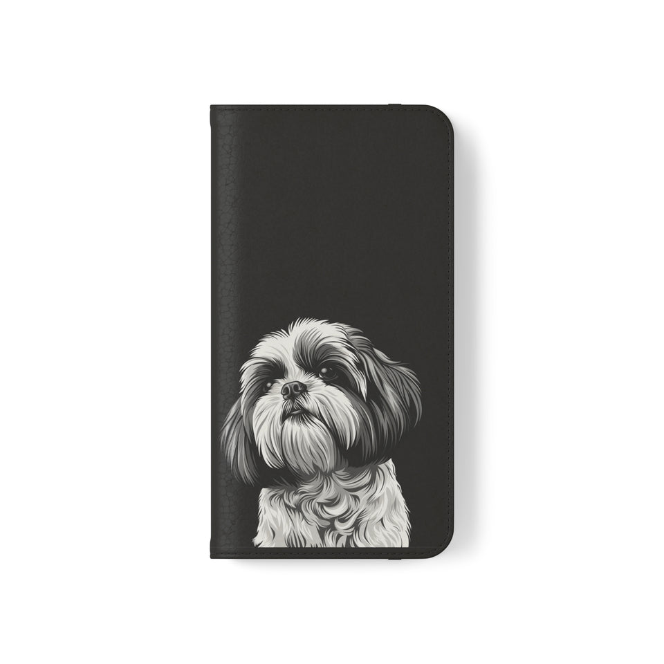 Shih Tzu Phone Case | Shih Tzu Wallet Phone Case | IPhone & Samsung Galaxy Shih Tzu Flip Cases