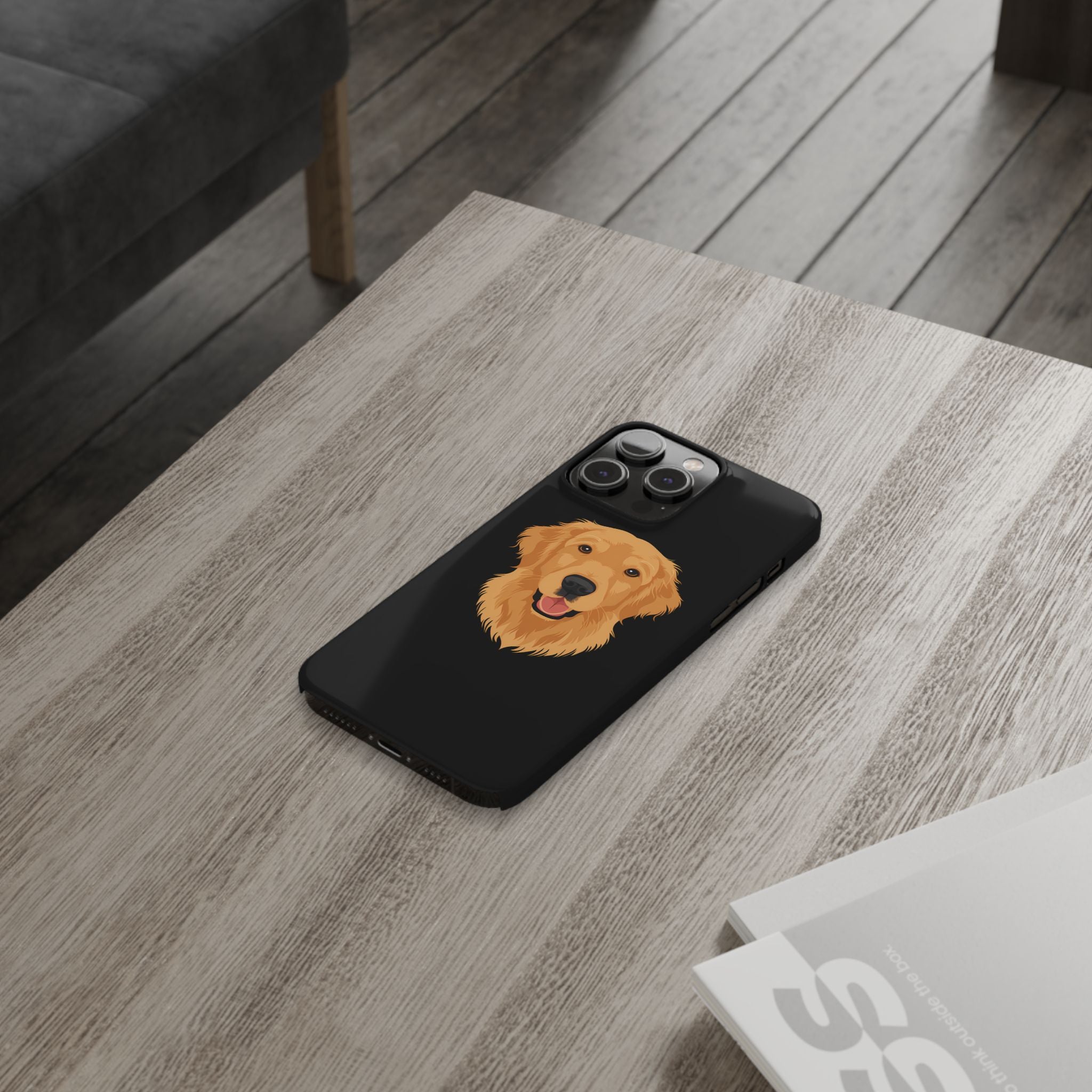 Premium Golden Retriever iPhone Case | Golden Retriever Gifts Slim Phone Cases