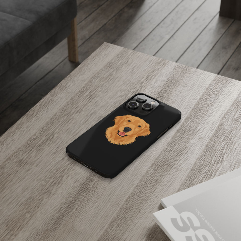 Premium Golden Retriever iPhone Case | Golden Retriever Gifts Slim Phone Cases