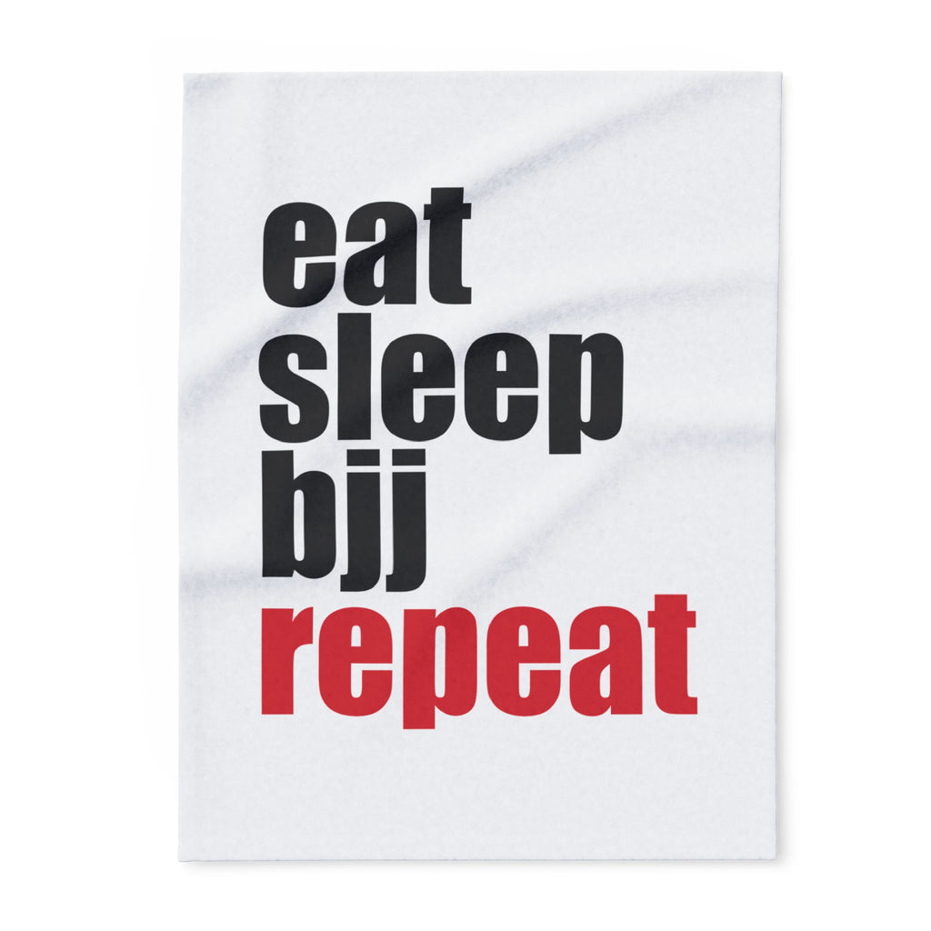 Brazilian Jiu Jitsu Blanket | Eat Sleep BJJ Repeat BJJ Arctic Fleece Blanket