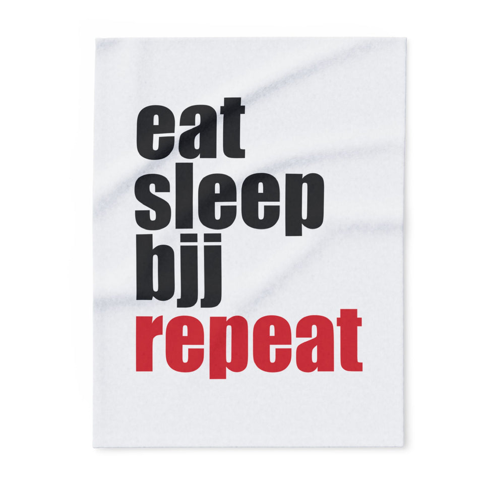 Brazilian Jiu Jitsu Blanket | Eat Sleep BJJ Repeat BJJ Arctic Fleece Blanket