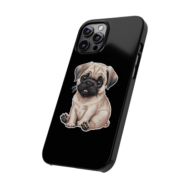 Premium Pug Puppy iPhone Case | Cute Pug Gifts Slim Phone Cases