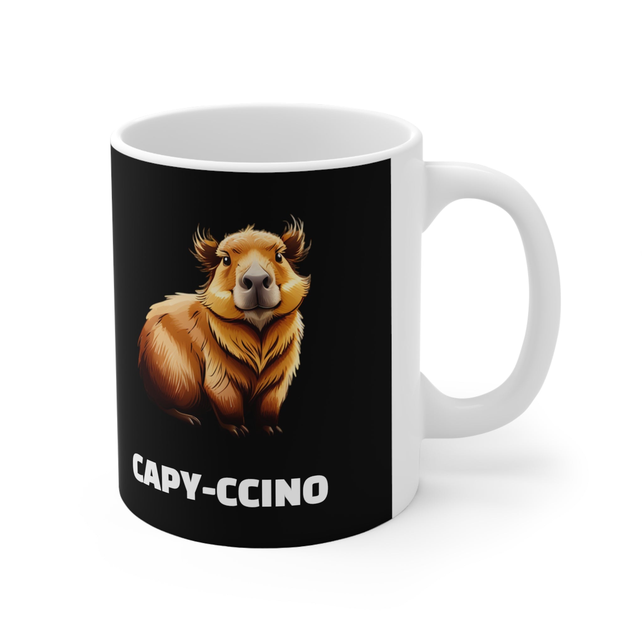 Capybara Mug | Capybara Coffee Mug | Funny Capy-Ccino Mug 11oz Main image