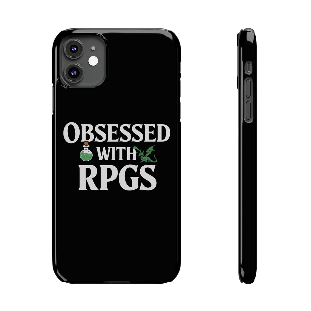 Premium Obsessed With RPGs iPhone Case | Role Playing Game Slim Phone Cases