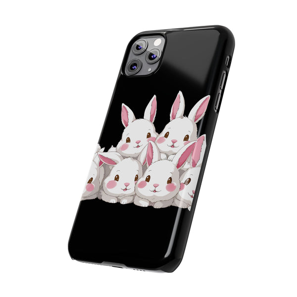 Premium Cute Rabbit iPhone Case | Rabbit Gifts Slim Phone Cases