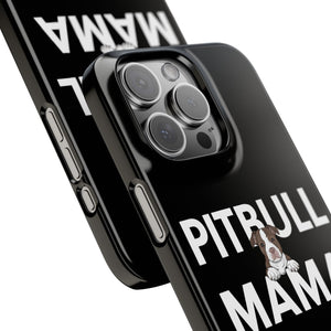 Premium Pitbull Mama 3 iPhone Case | Pitbull Gifts Slim Phone Cases Premium Pitbull Mama 3 iPhone Case | Pitbull Gifts Slim Phone Cases