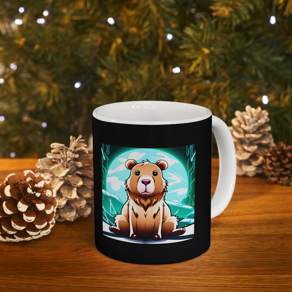 Anime Capybara Mug | Capybara Coffee Mug | Cute Coffee Mug 11oz