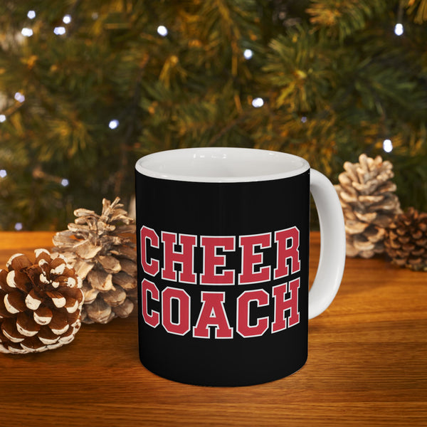 Cheer Coach Cheerleading Coach 2 Ceramic Mug | Cheerleading Coach Gifts (11oz)