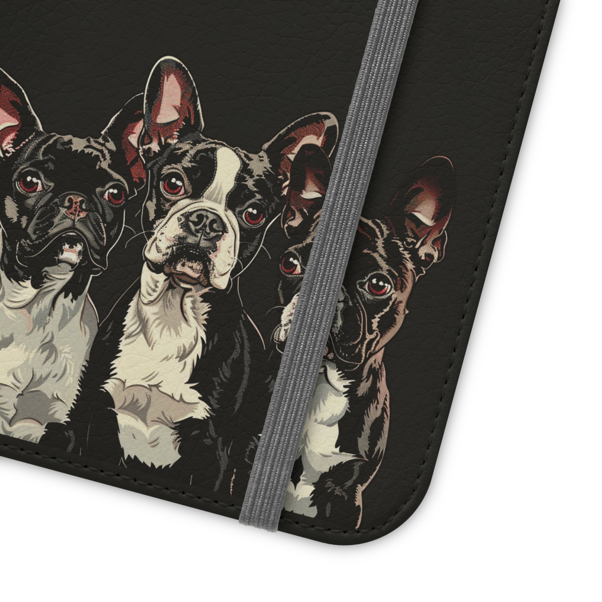 Boston Terrier Phone Case | Boston Terrier Wallet Phone Case | IPhone & Samsung Galaxy Boston Terrier Flip Cases
