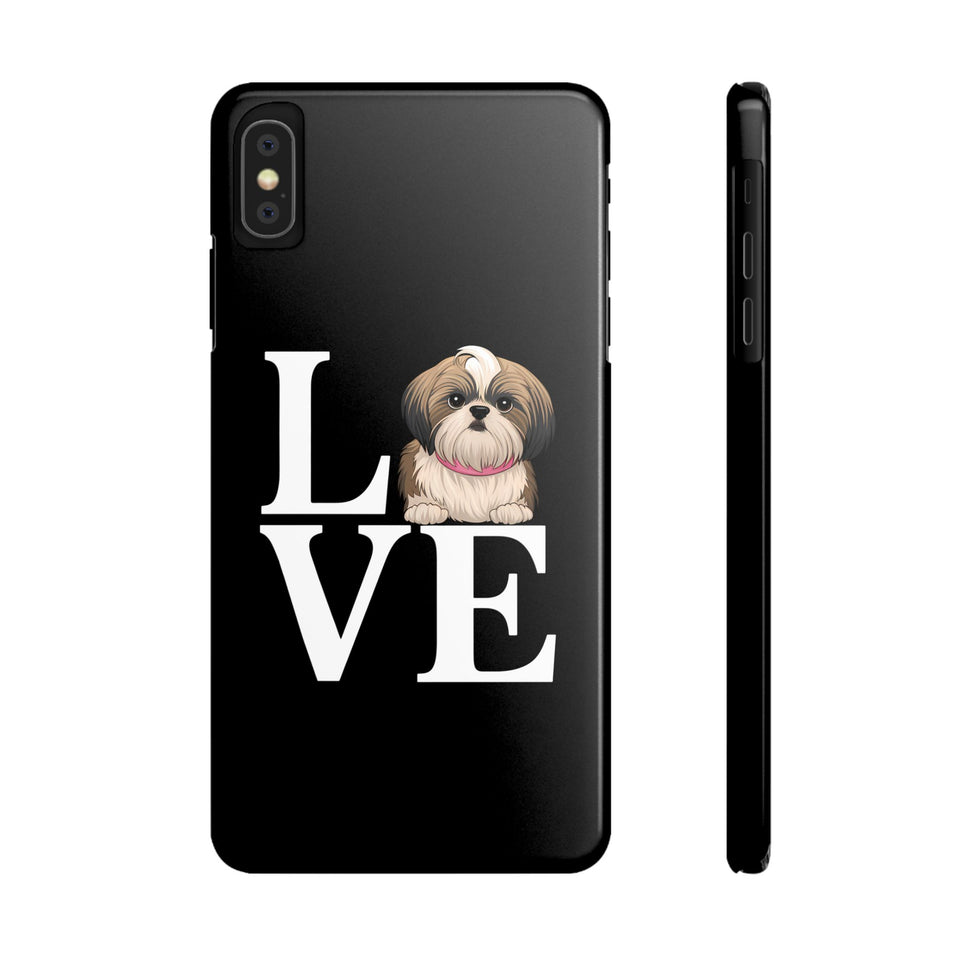 Premium Love Shih Tzu iPhone Case | Cute Shih Tzu Slim Phone Cases