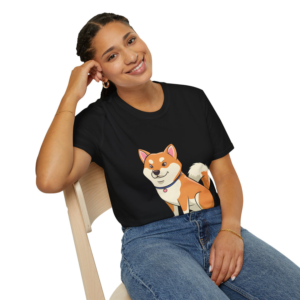 Shiba Inu Shirt | Shibainu Gifts | Shiba Merchandise | Cute Dodge Presents Unisex T-Shirt