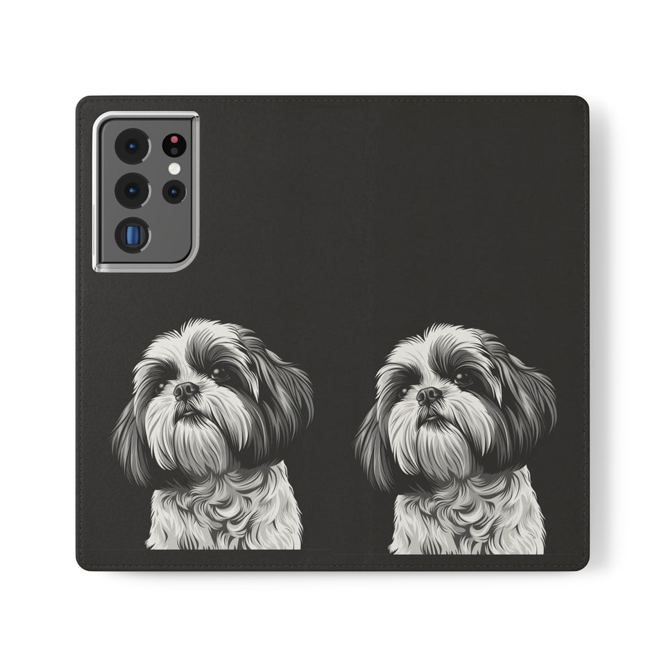 Shih Tzu Phone Case | Shih Tzu Wallet Phone Case | IPhone & Samsung Galaxy Shih Tzu Flip Cases