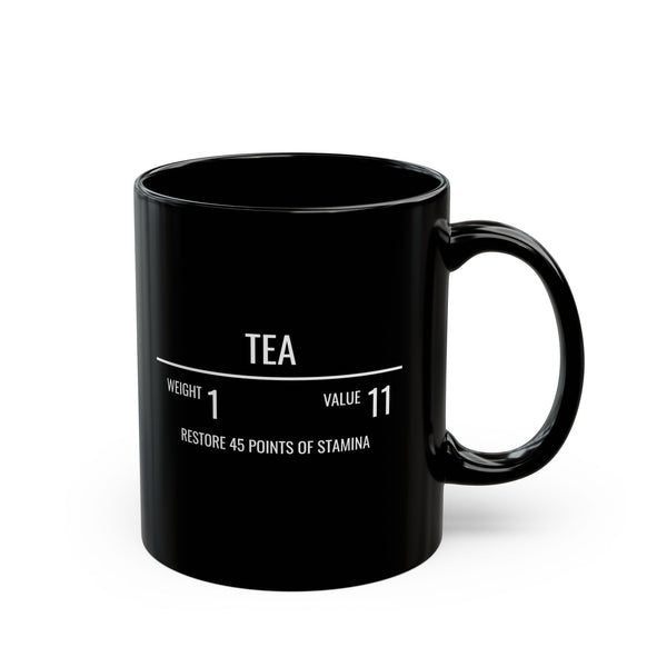 Tea RPG Black Mug