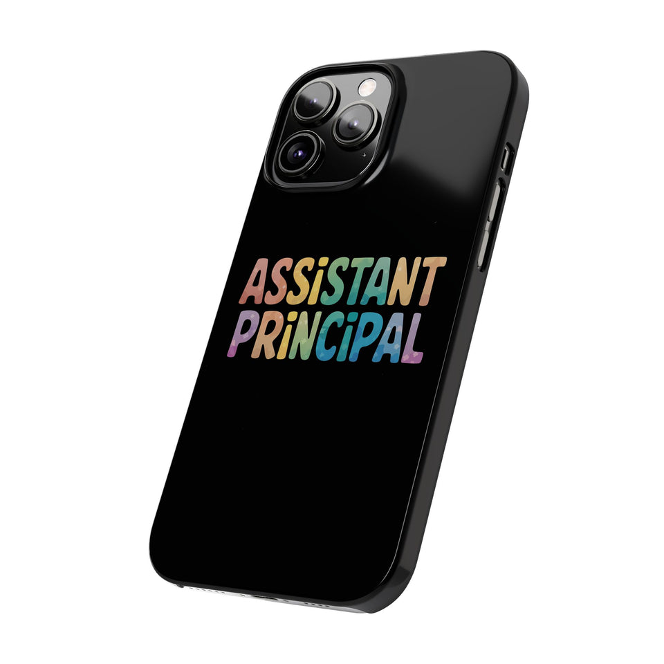 Premium Assistant Principal iPhone Case | Cute Assistant Principal Gifts Slim Phone Cases