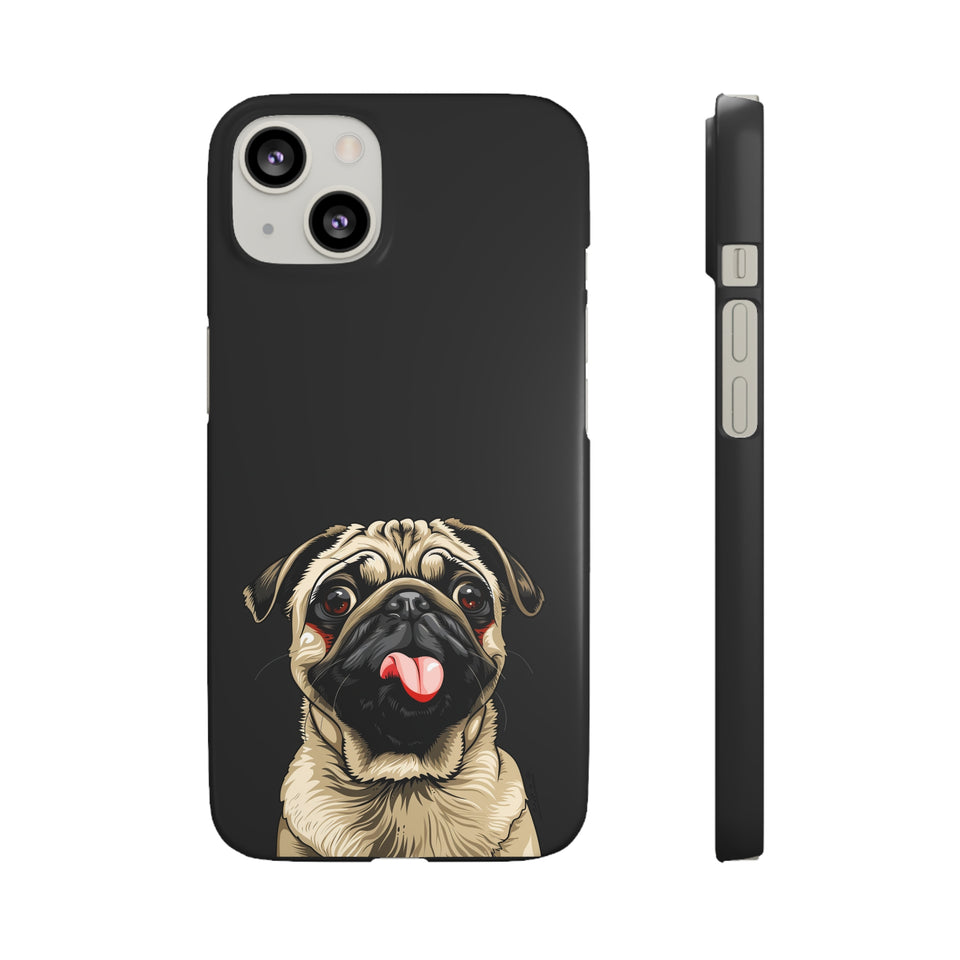 Pug Phone Case | I Love My Pug Phone Case | Pug iPhone & Samsung Galaxy Snap Cases