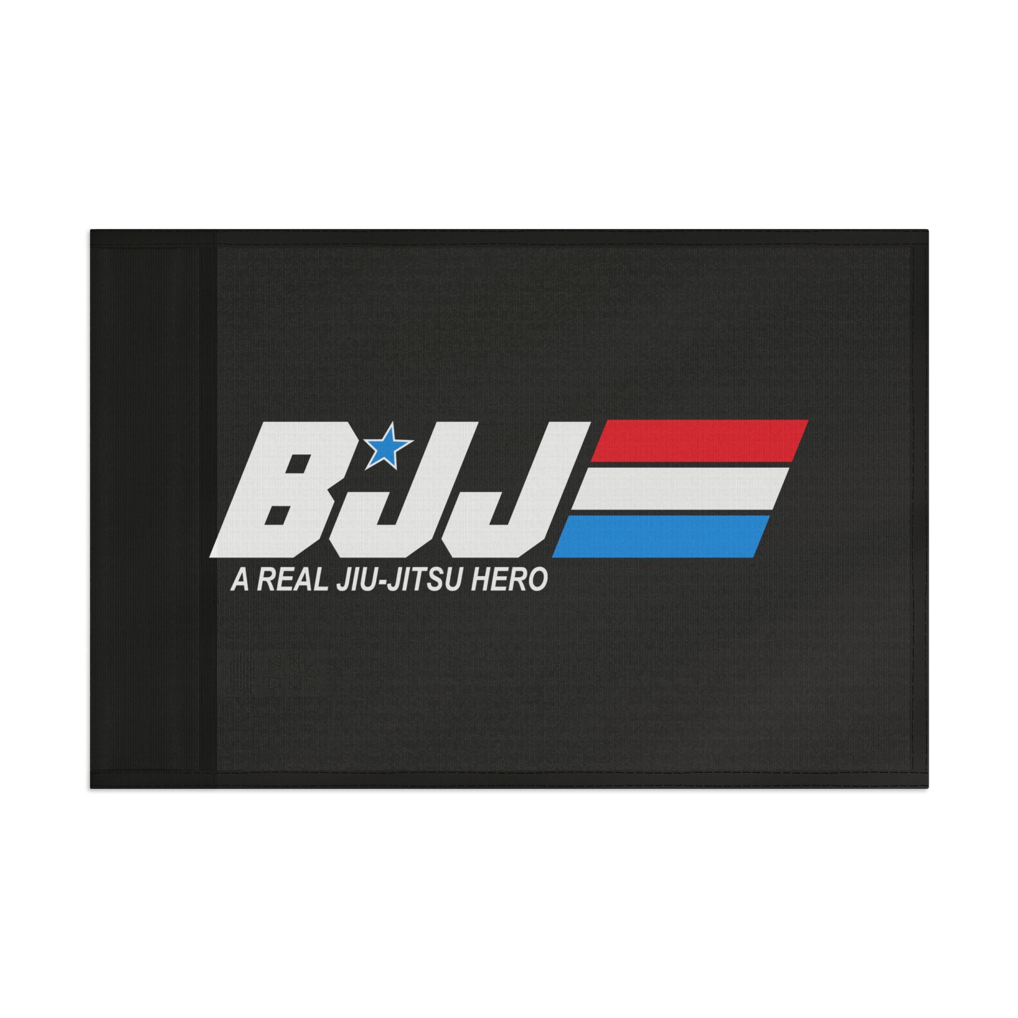 Brazilian Jiu Jitsu A Real Jiu-Jitsu Hero Flag Banner | BJJ Flag Main image
