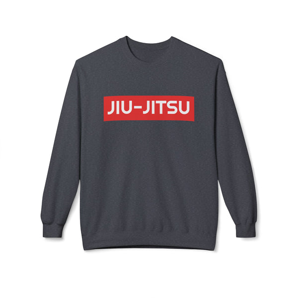 Brazilian Jiu Jitsu Surpassing BJJ Unisex Midweight Softstyle Fleece Crewneck Sweatshirt