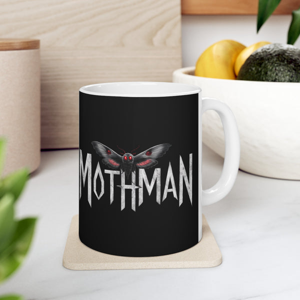 Mothman Mug | Cryptid Gift | Mothman Coffee Mug | Mythical Creature Gift Ideas Mug 11oz