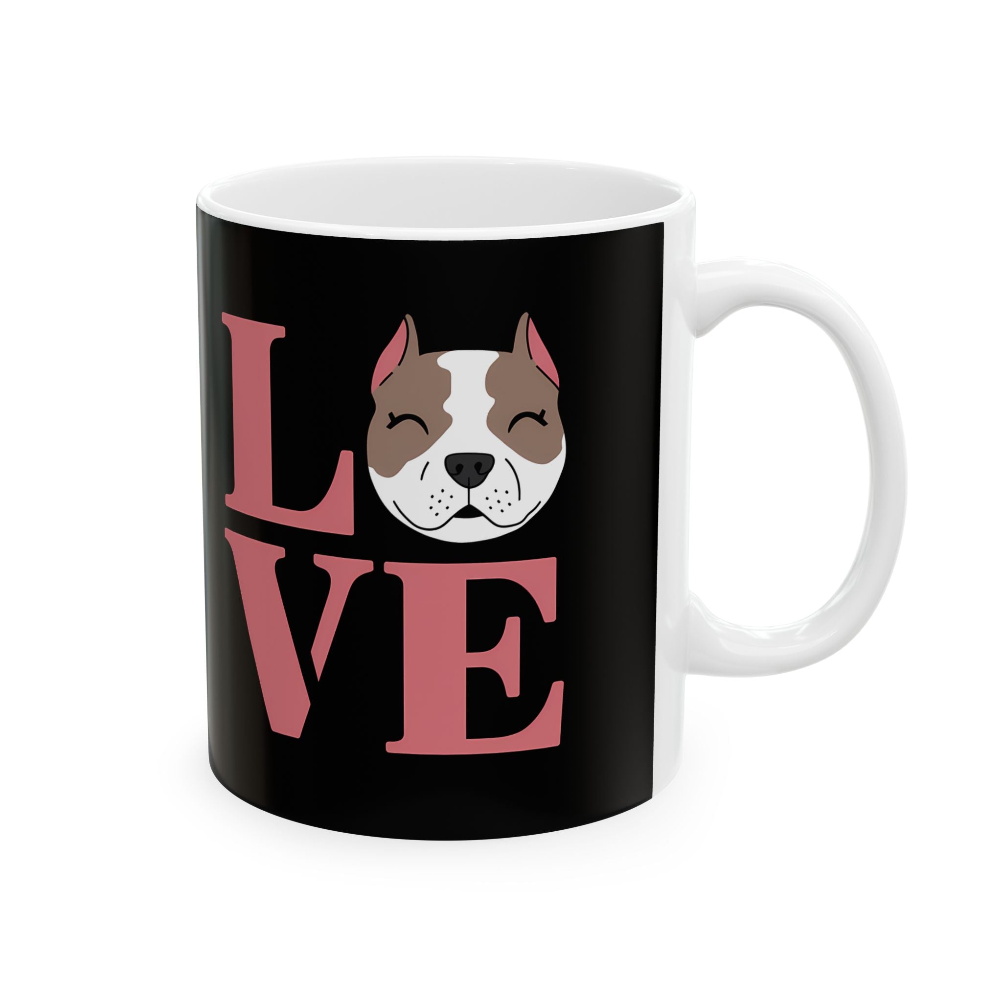 Cute Love Pitbulls Mug | Pitbull Coffee Mug | Cute Pitbull Coffee Mug 11oz Main image