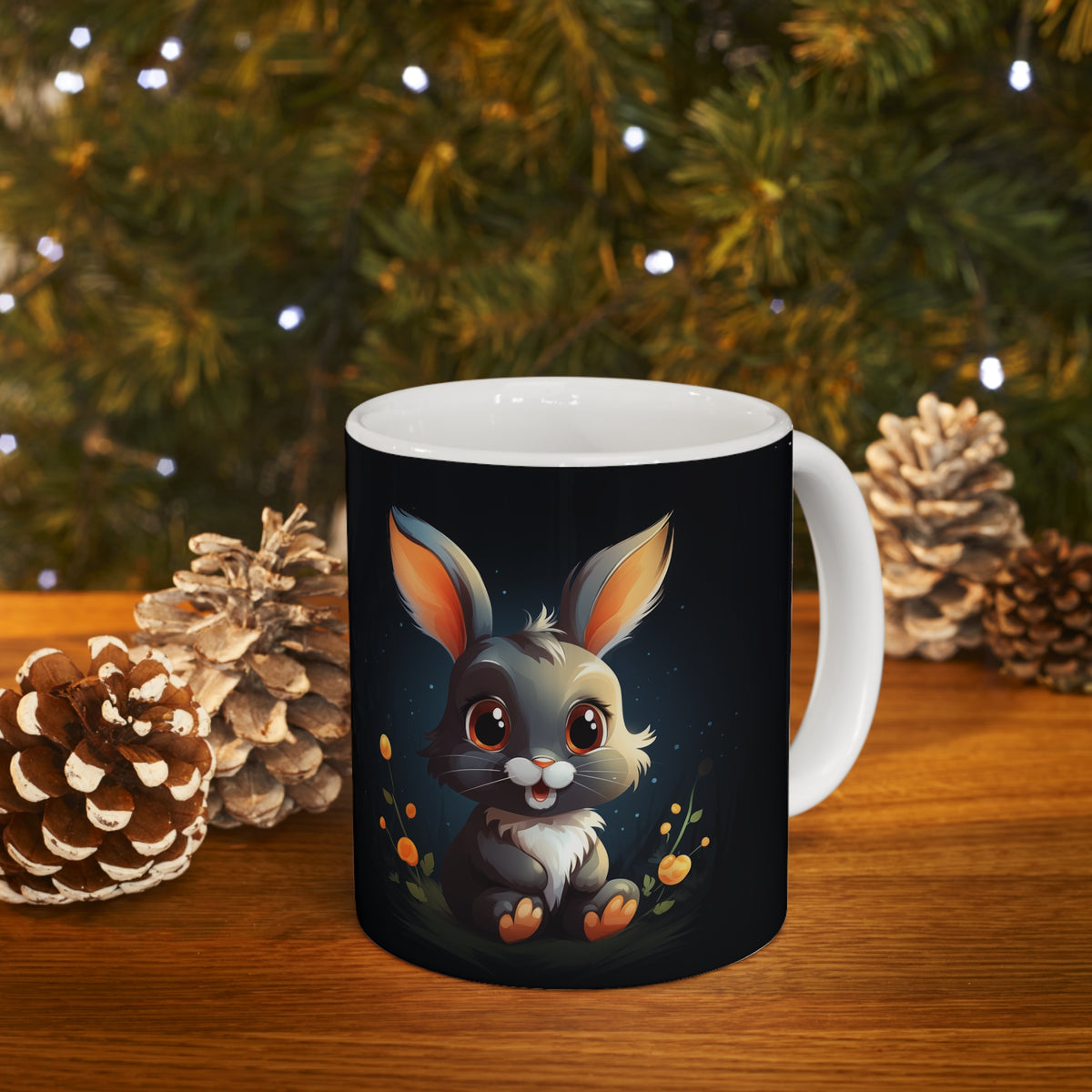 Rabbit Mug | Rabbit Gift | Rabbit Coffee Mug 2 | Rabbit Gifts Ceramic Mug 11oz