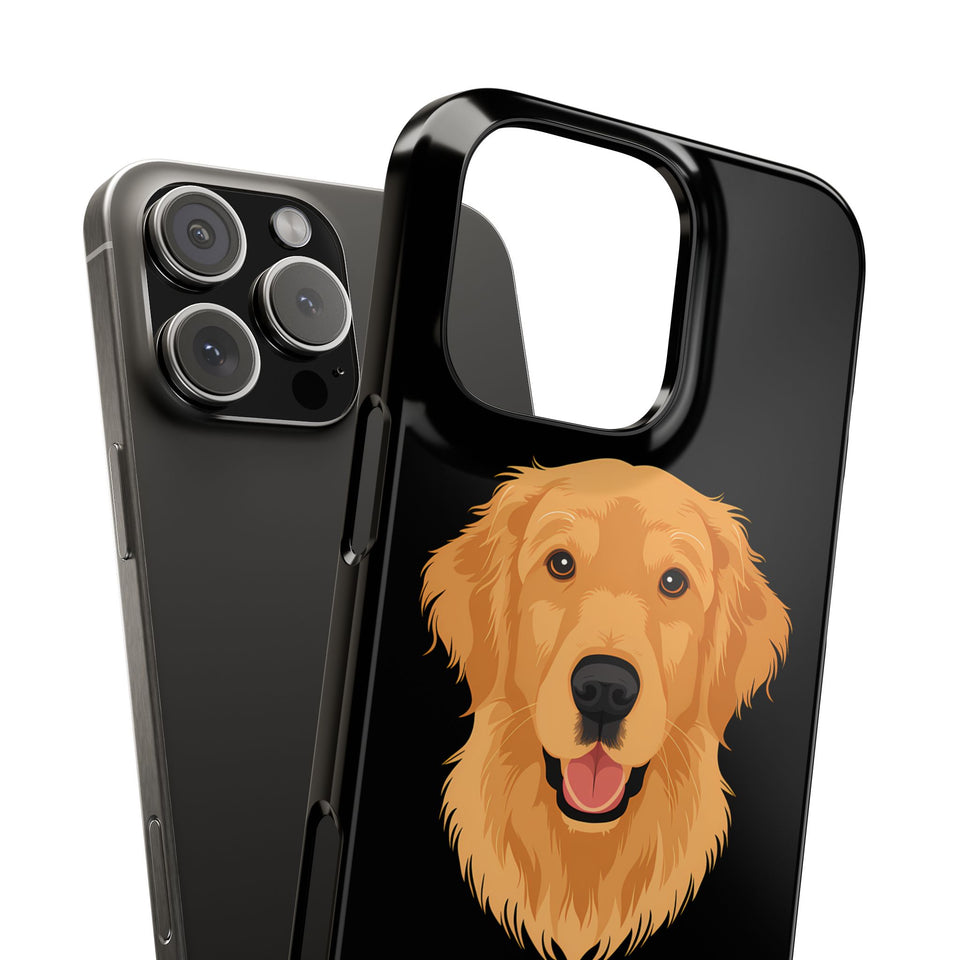 Premium Golden Retriever iPhone Case | Golden Retriever Gifts Slim Phone Cases