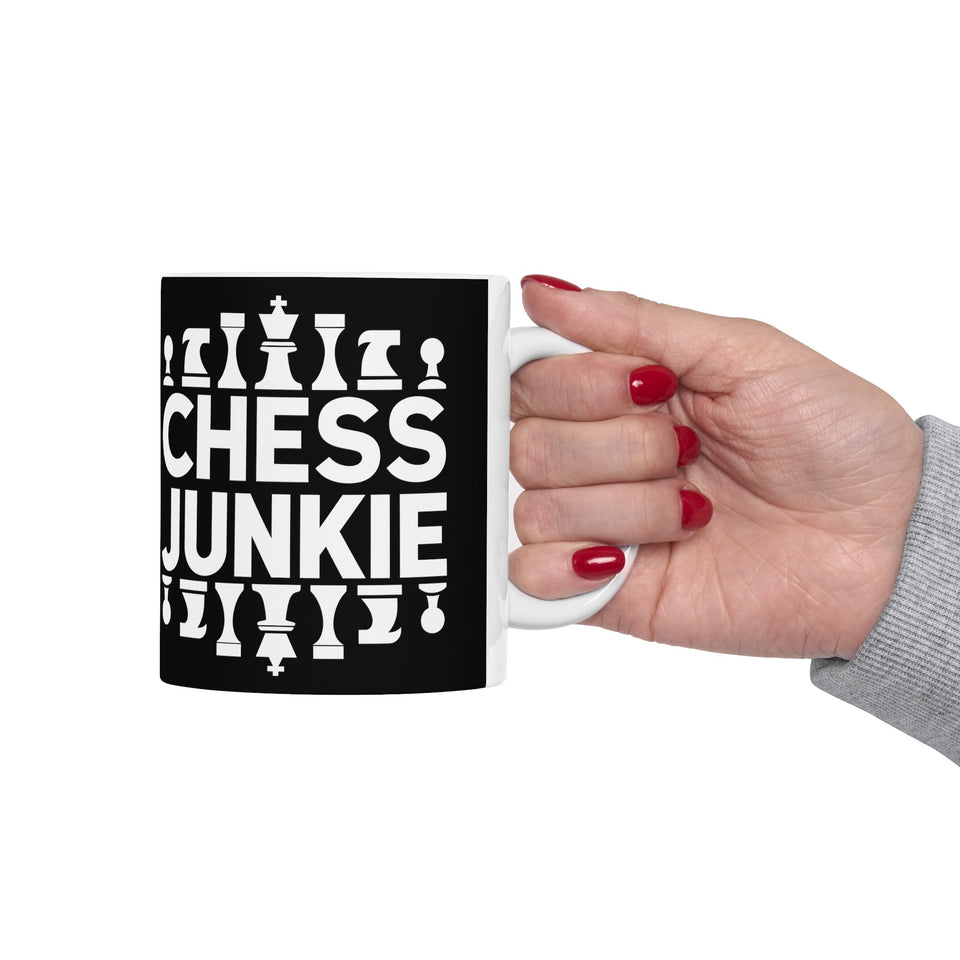 Chess Junkie Mug | Chess Gift | Chess Coffee Mug | Chess Gift Ideas Mug 11oz