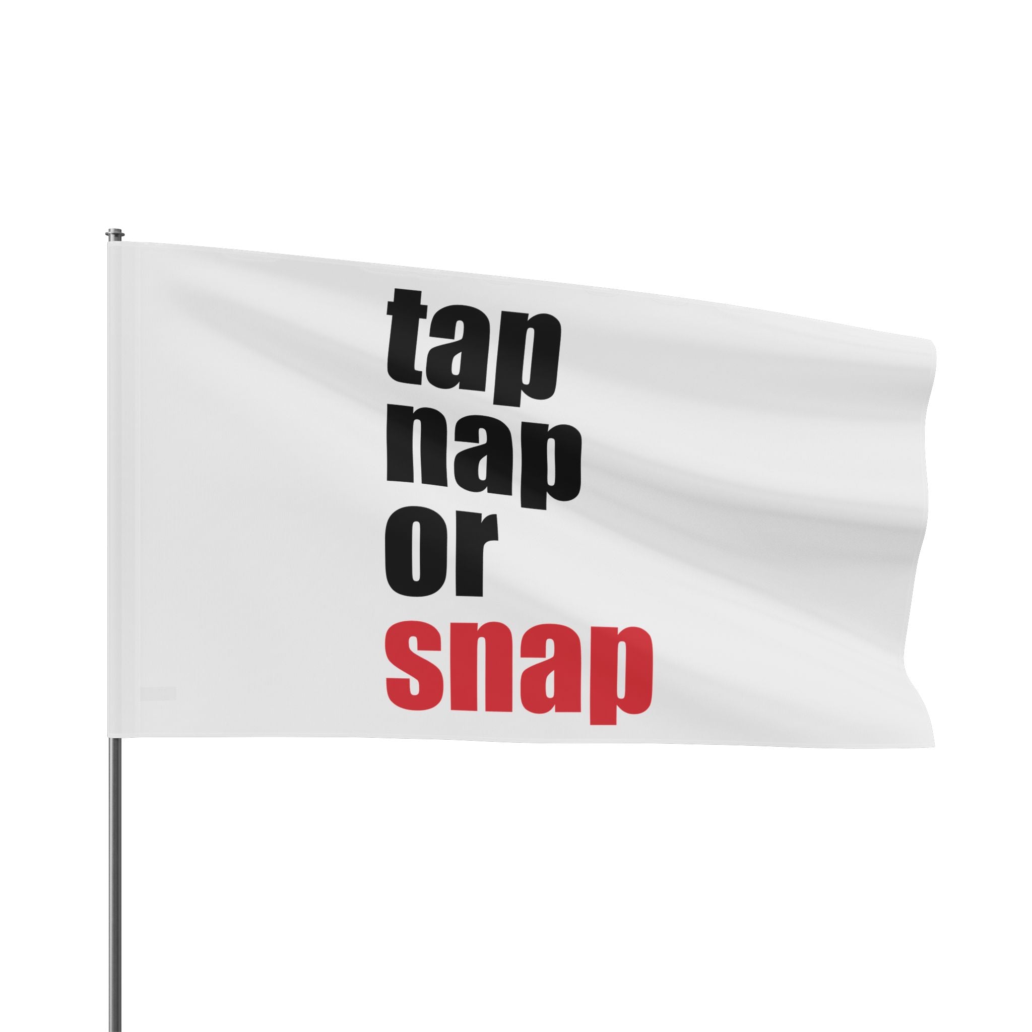 Brazilian Jiu Jitsu Tap Nap Or Snap Flag Banner | BJJ Flag